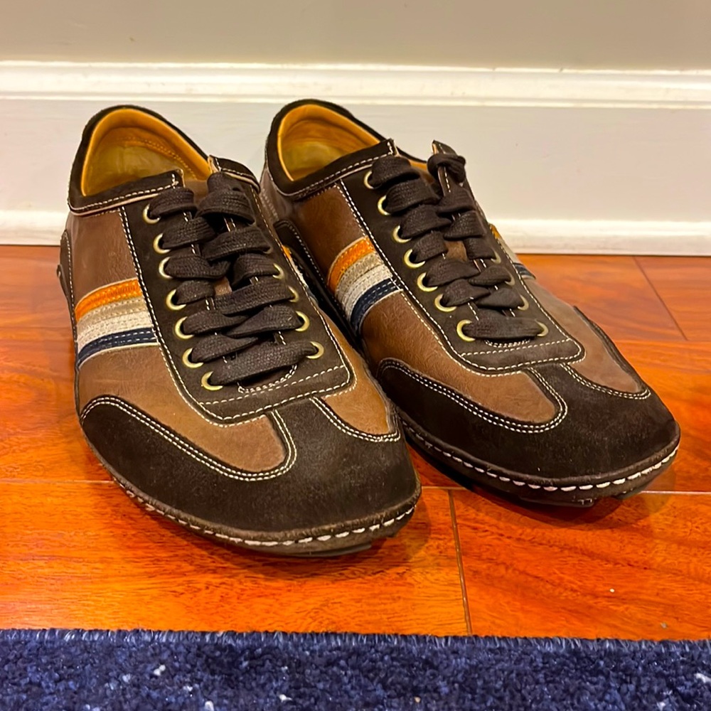Cole Haan Brown Leather & Suede Driving Shoes (Men’s 12)